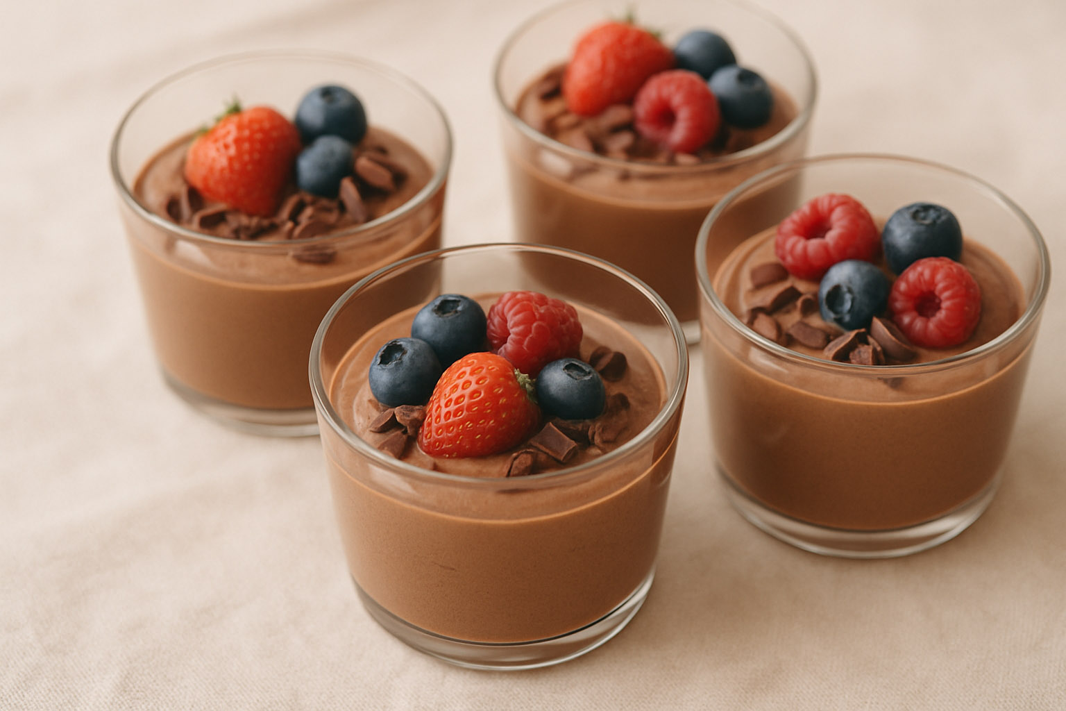Mousse de Chocolate Clásica | Receta Suave y Deliciosa