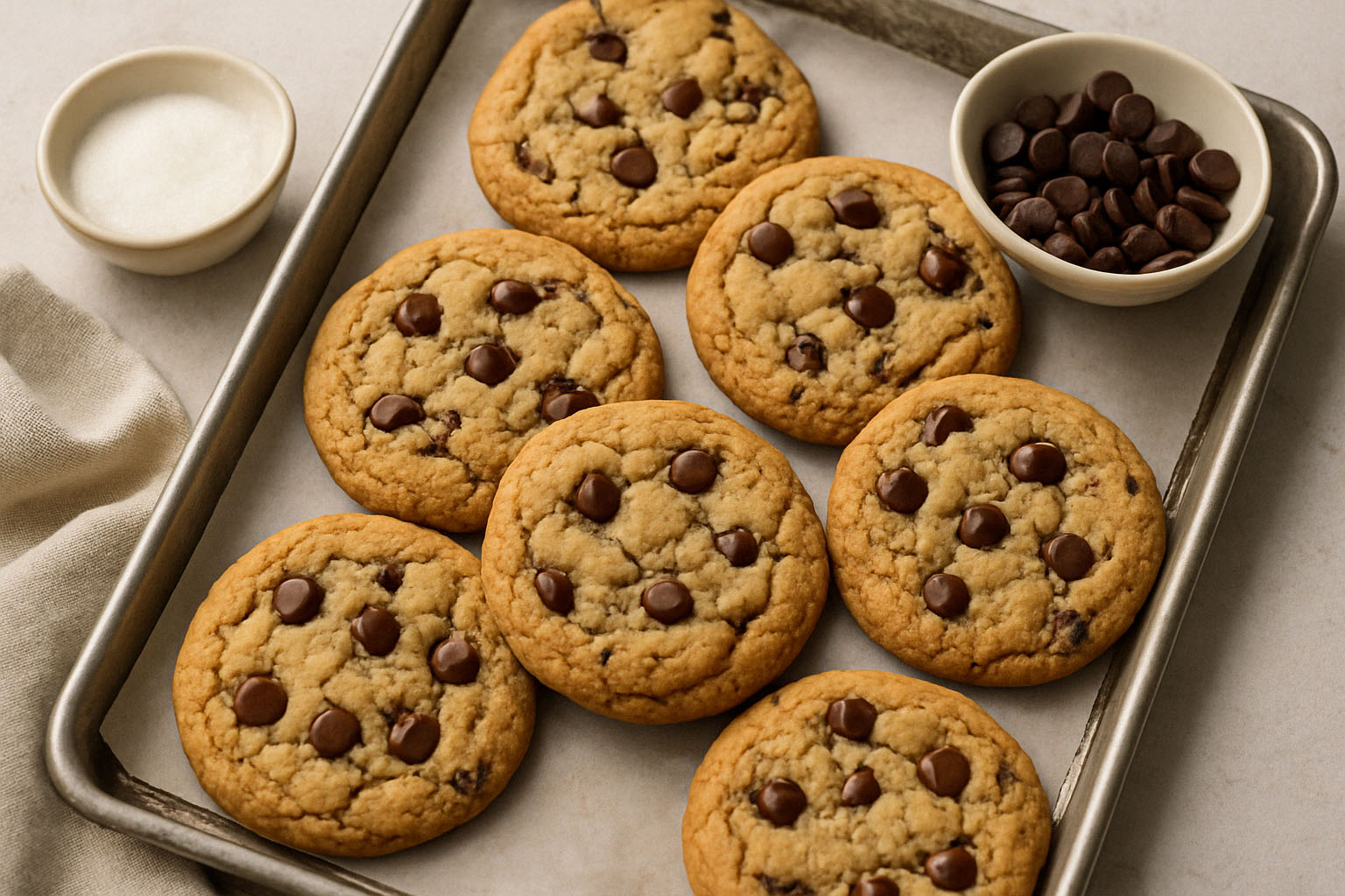 Cookies americanas: doradas, suaves y llenas de chips de chocolate