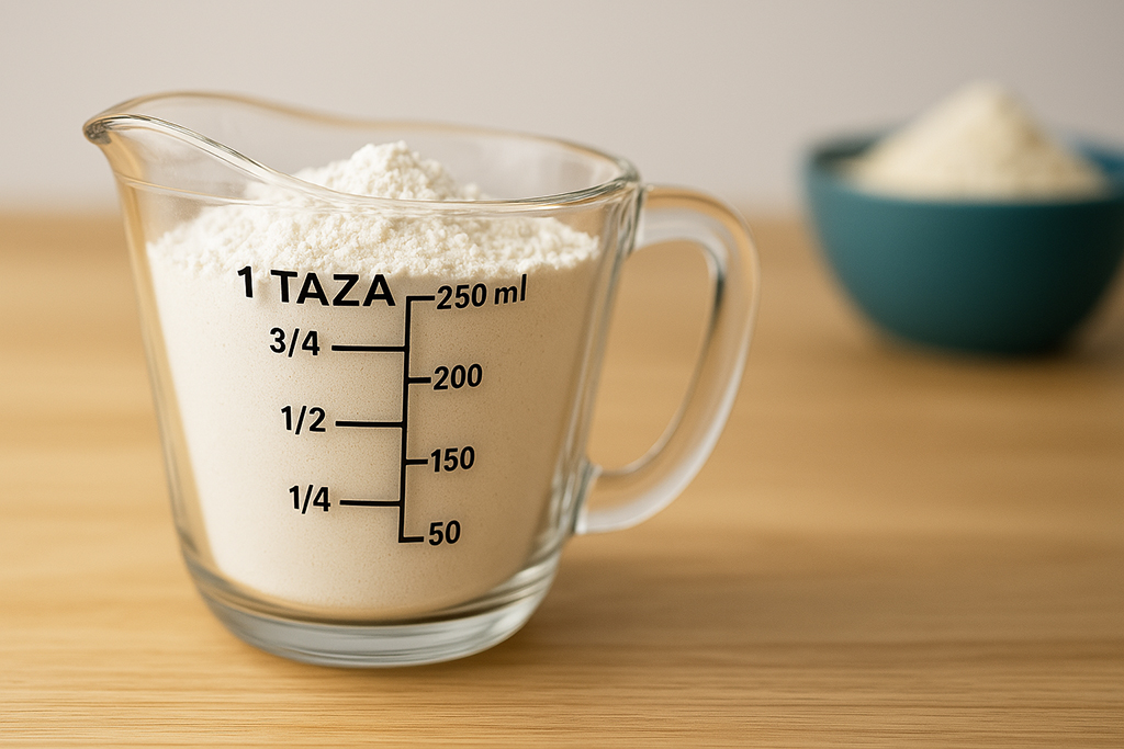 Tablas de equivalencias de Tazas a Gramos