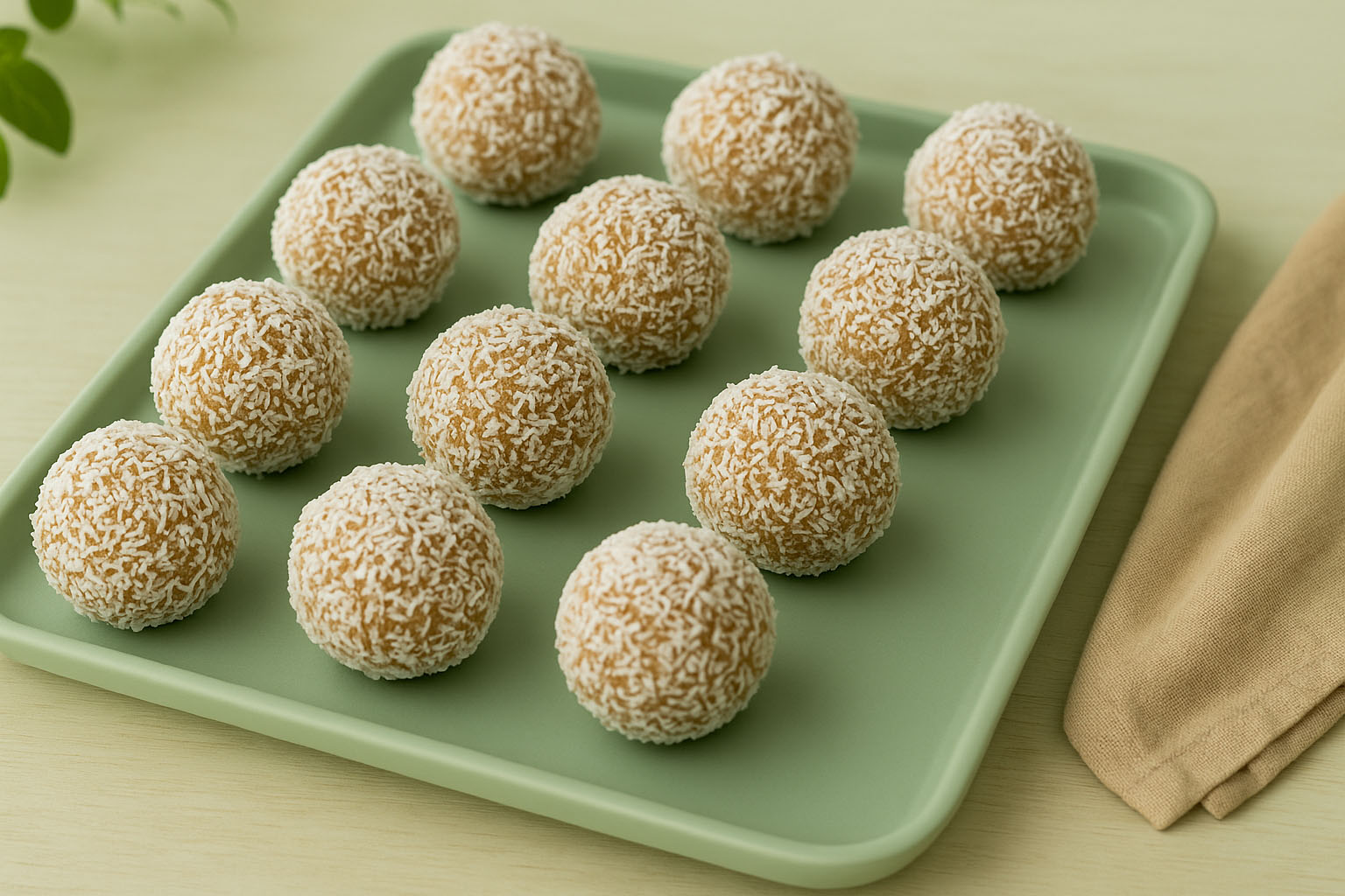 Trufas power con manteca de maní y avena