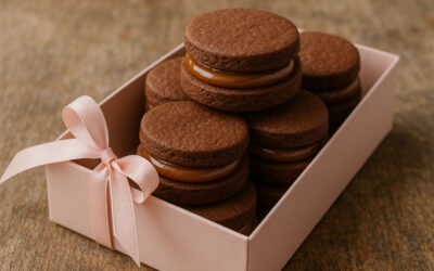 Alfajores sablée de chocolate caseros y fáciles